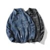 Wholesale of 2023 Japanese Spring new men's loose checkered stylish long-sleeved shirts and large-sized fashionable casual shirts details Picture